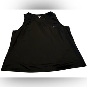 Champion Women’s Double Dry Black Tank Top, Size 3XL